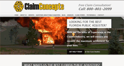 Desktop Screenshot of claimconcepts.com